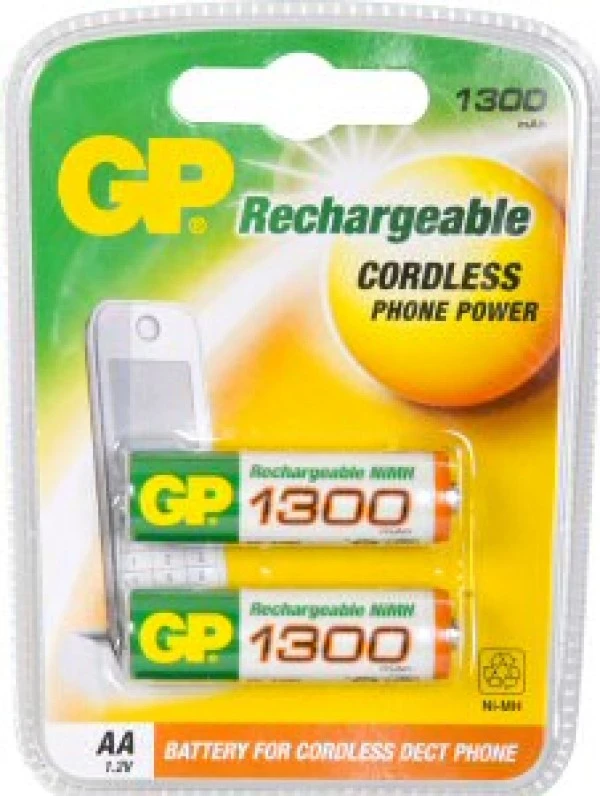GP130AAHCC4 NiMh AA 1,2V 1300mAh BL4 1 GP130AAHCC4 NiMh AA 1,2V 1300mAh BL4