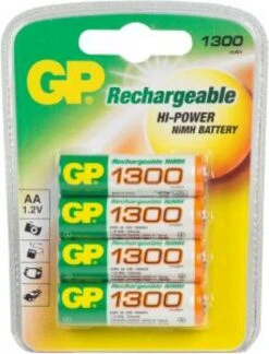 GP250AAHCC4 NiMh AA 1,2V 2500mah BL4