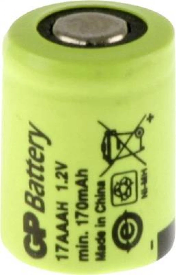 GP17AAAH1A1P NiMh 1/3AAA 1,2V 170mAh Met Sold Lipp 1 GP17AAAH1A1P NiMh 1/3AAA 1,2V 170mAh Met Sold Lipp