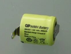 GP25AAH NiMh 1/3AA 1,2V 250mAh Industrieel