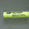 GP25AAH1A1P NiMh 1/3AA 1,2V 250mAh Met Sold Lippen