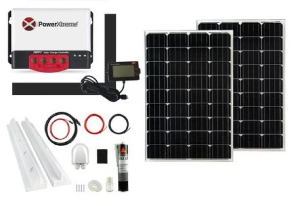 PowerXtreme XS20s Solar MPPT Met Display 230W Pakket 1 PowerXtreme XS20s Solar MPPT Met Display 230W Pakket