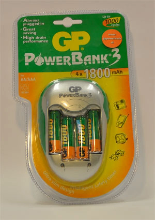 PB Mini Quick + AA Incl. 2xAA 2700mAh NiMh 1 PB Mini Quick + AA Incl. 2xAA 2700mAh NiMh