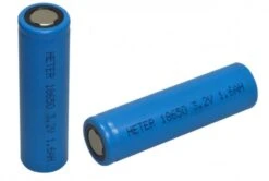 Heter HTCF18650 3,2V 1,6Ah LiFePO4 Cel Met LIP
