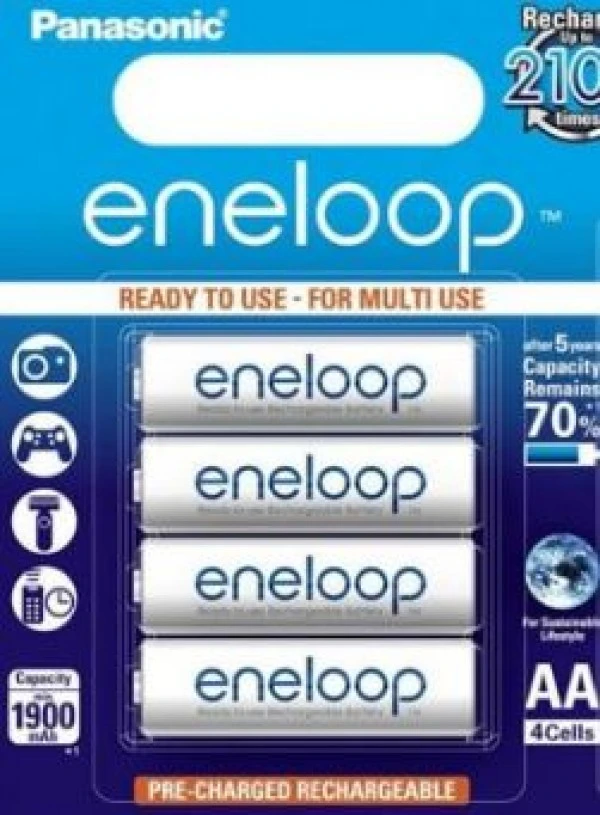 Varta Ready To Use 56706 AA 1,2V 2100mAh BL4 1 Varta Ready To Use 56706 AA 1,2V 2100mAh BL4